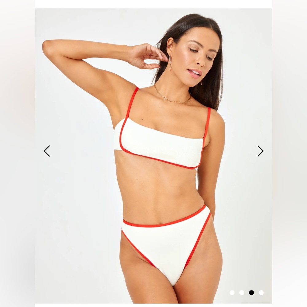 L*SPACE Ribbed Bikini Top and Bottom - worn once, doesn’t fit me right!
